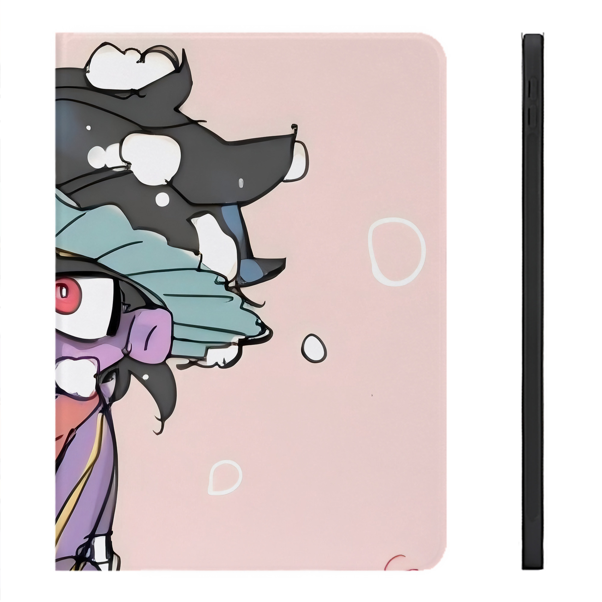 （画像用） ジョジョの奇妙な冒険 JoJo's Bizarre Adventure IPadケース ペンホルダー付き ブックスタイルデザイン